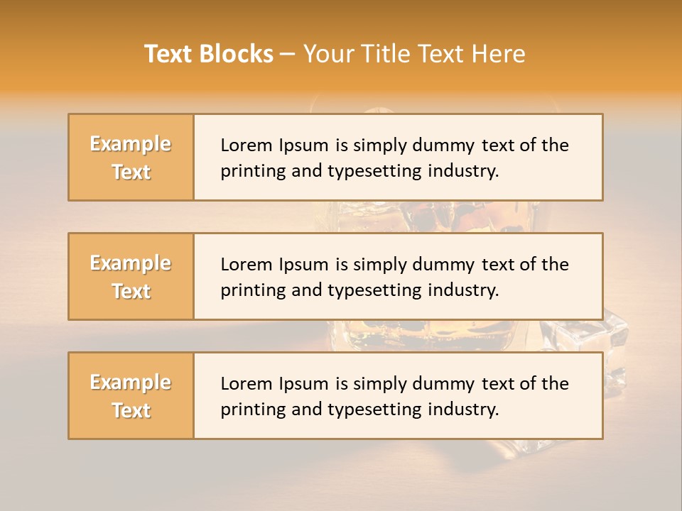 Yellow Glass Scottish PowerPoint Template