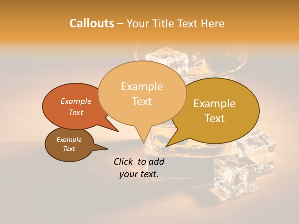 Yellow Glass Scottish PowerPoint Template