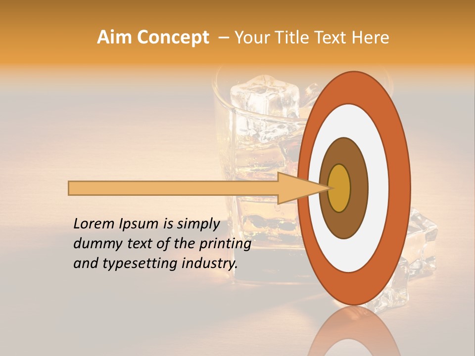 Yellow Glass Scottish PowerPoint Template