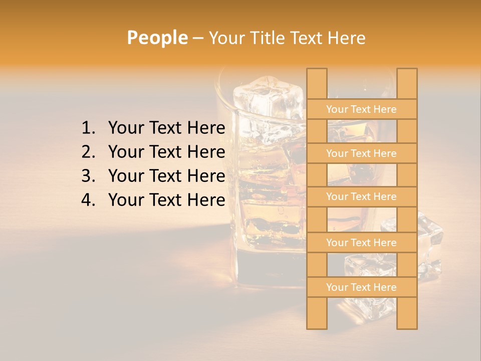 Yellow Glass Scottish PowerPoint Template