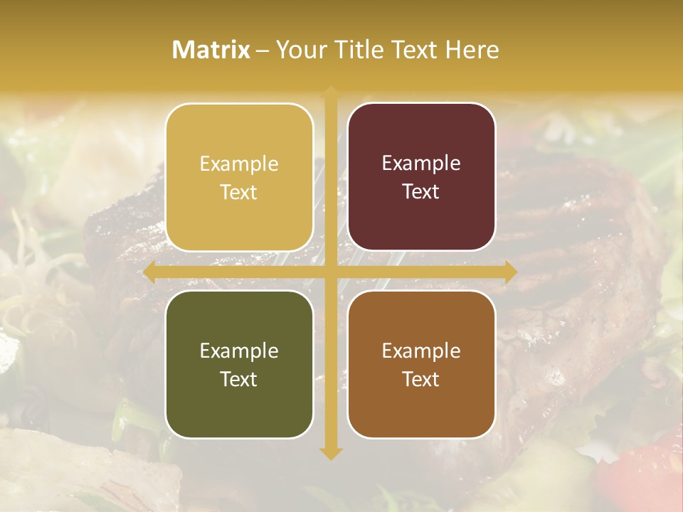 Alad Brown Meat PowerPoint Template