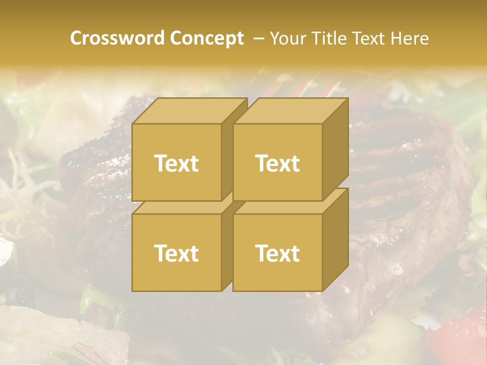 Alad Brown Meat PowerPoint Template