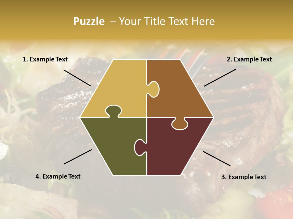 Alad Brown Meat PowerPoint Template