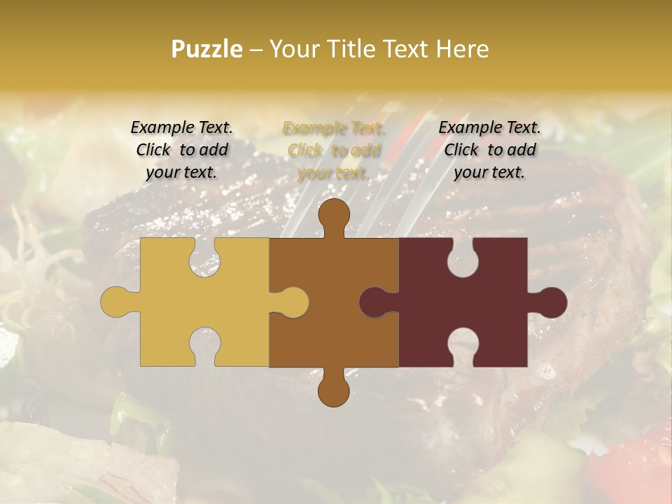 Alad Brown Meat PowerPoint Template