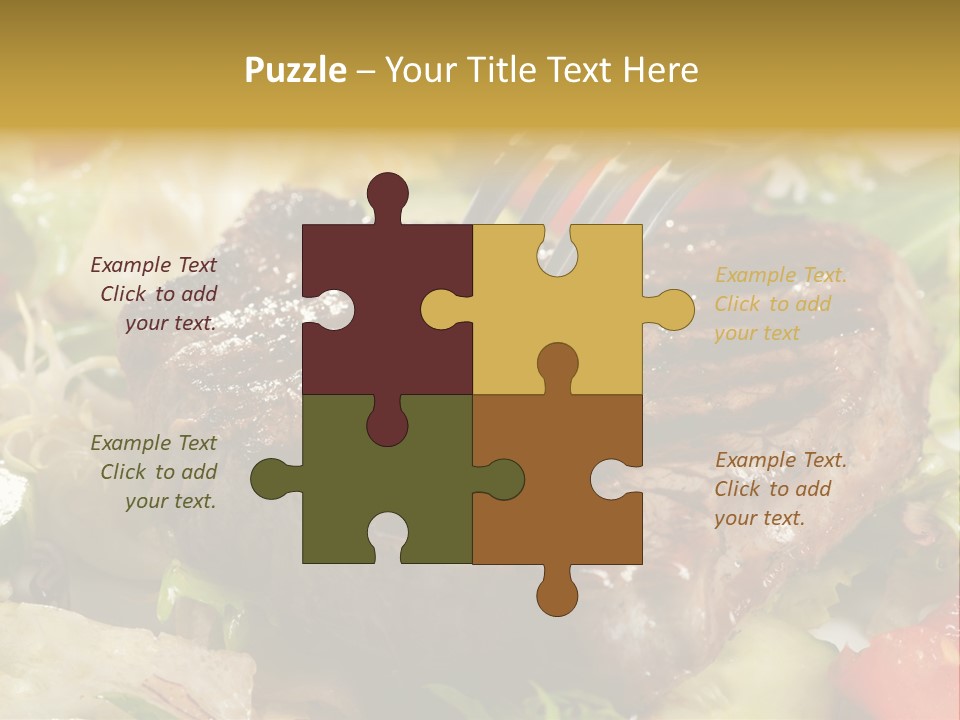 Alad Brown Meat PowerPoint Template