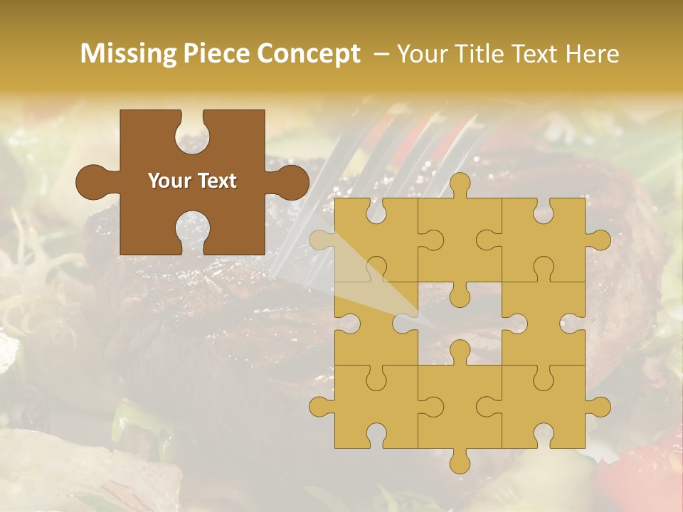 Alad Brown Meat PowerPoint Template