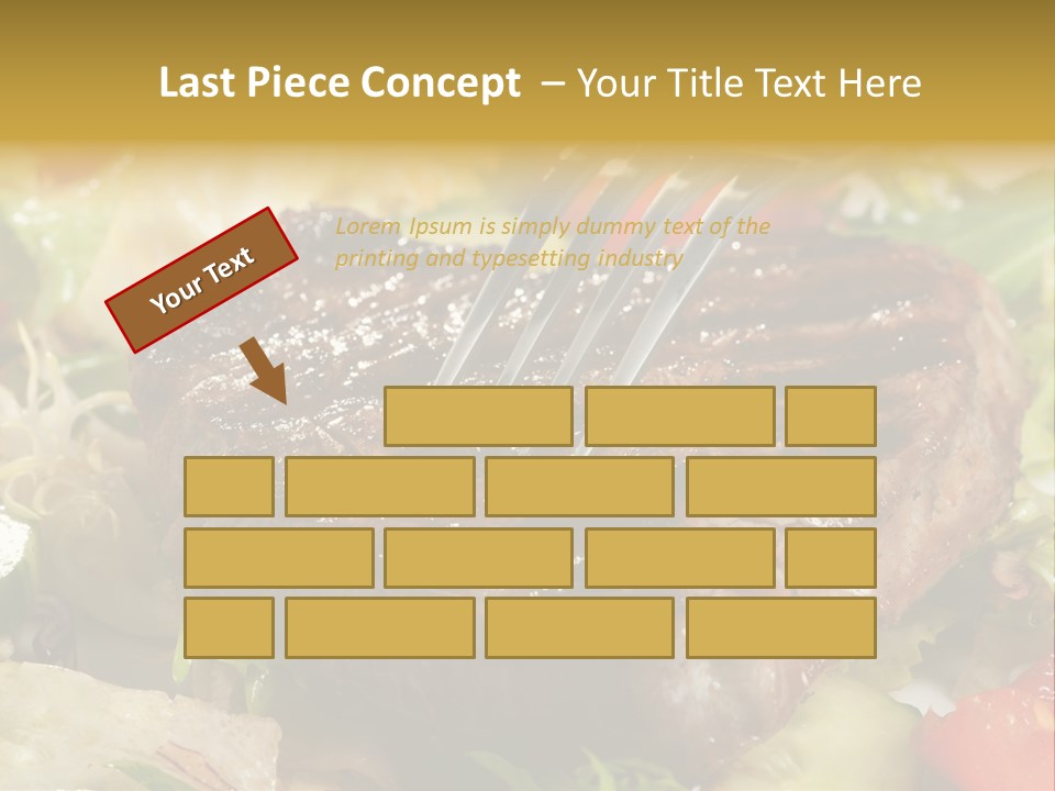 Alad Brown Meat PowerPoint Template