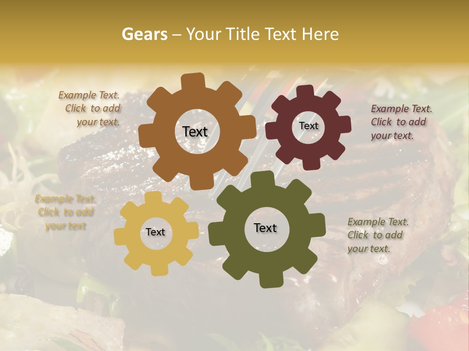 Alad Brown Meat PowerPoint Template