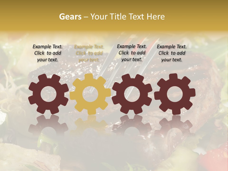 Alad Brown Meat PowerPoint Template