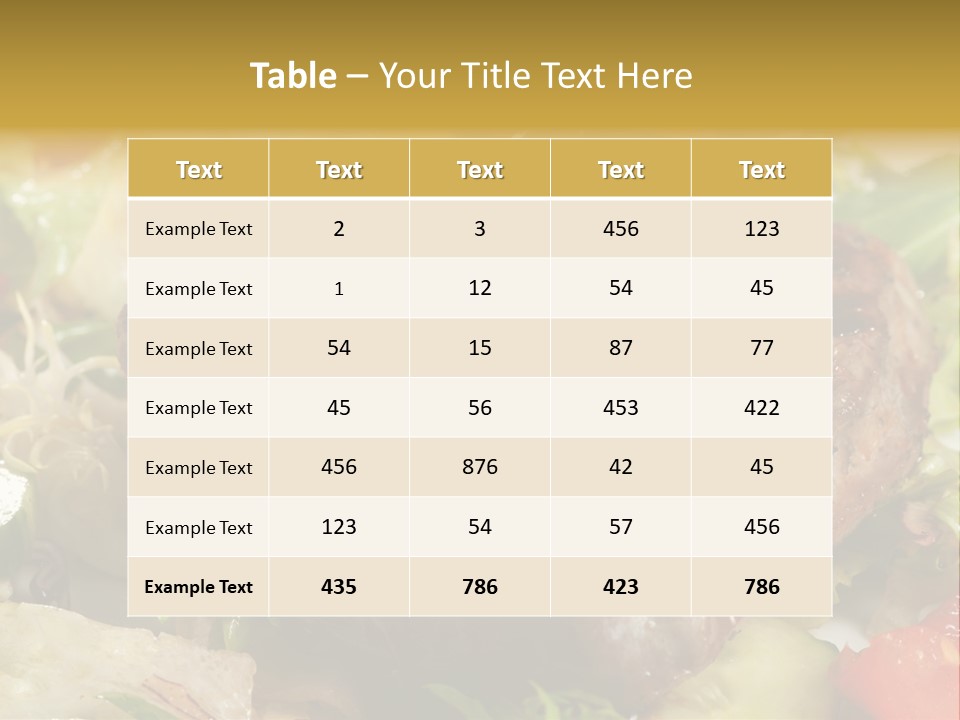 Alad Brown Meat PowerPoint Template