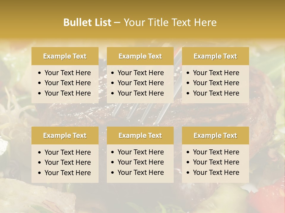Alad Brown Meat PowerPoint Template