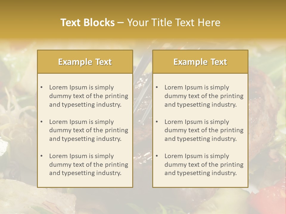 Alad Brown Meat PowerPoint Template