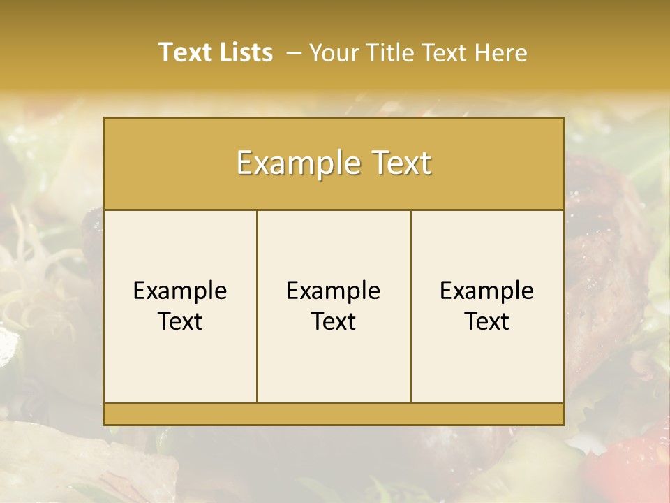 Alad Brown Meat PowerPoint Template