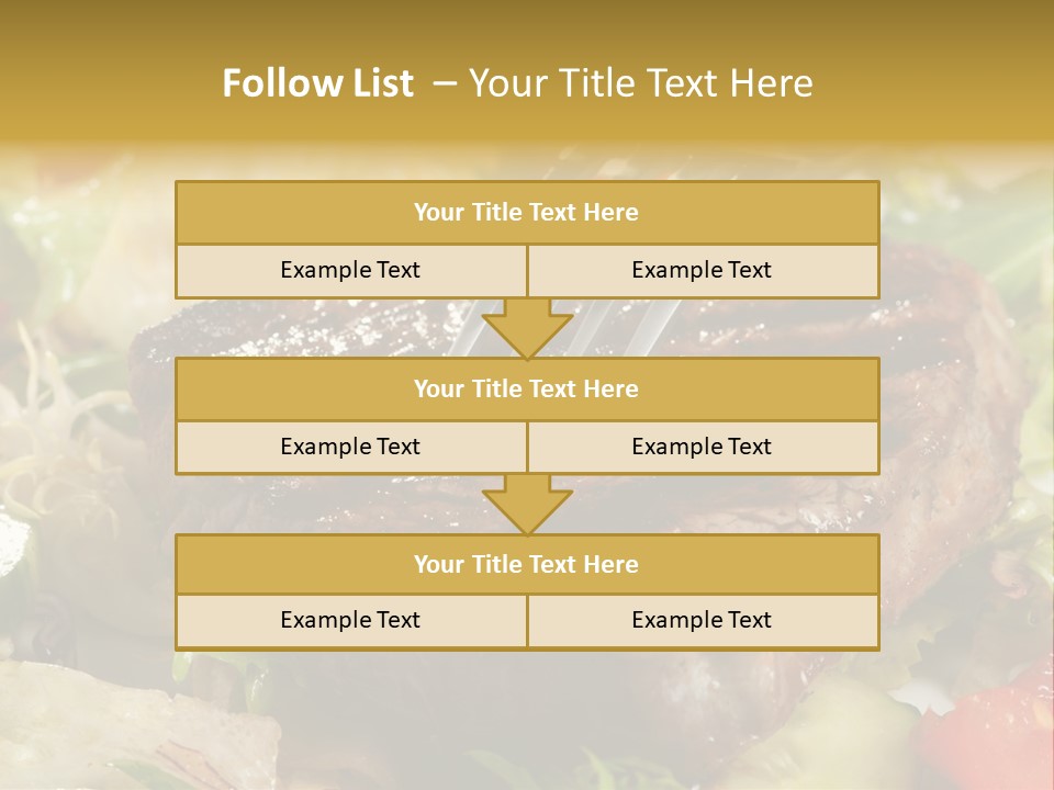 Alad Brown Meat PowerPoint Template