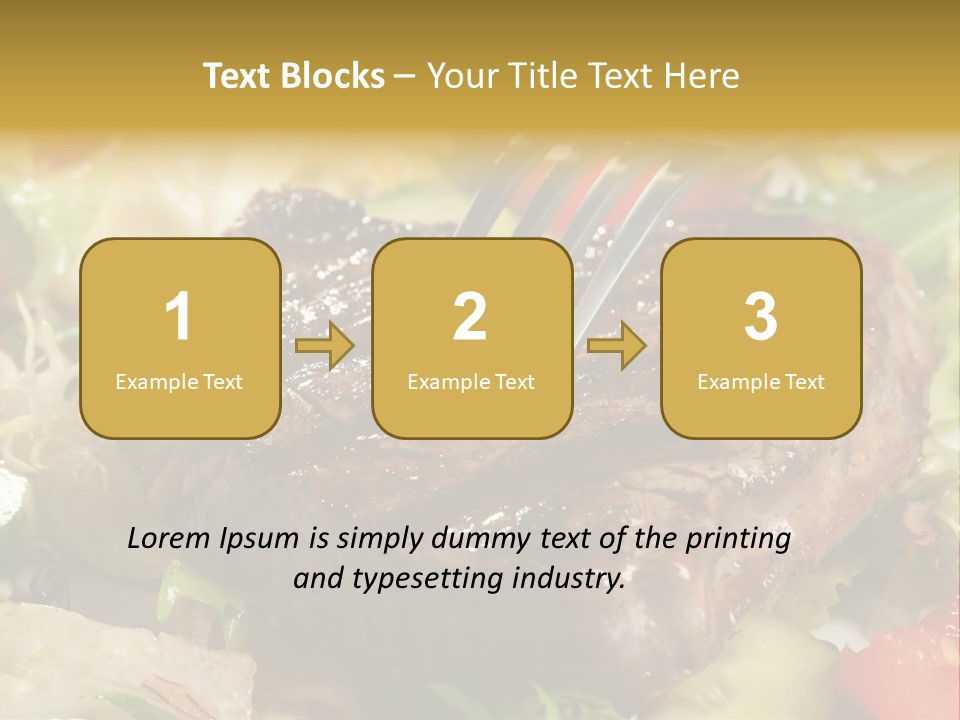 Alad Brown Meat PowerPoint Template