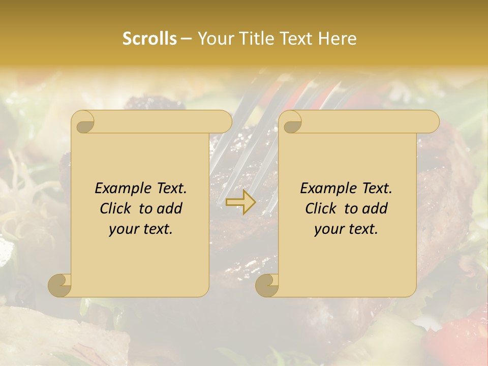 Alad Brown Meat PowerPoint Template