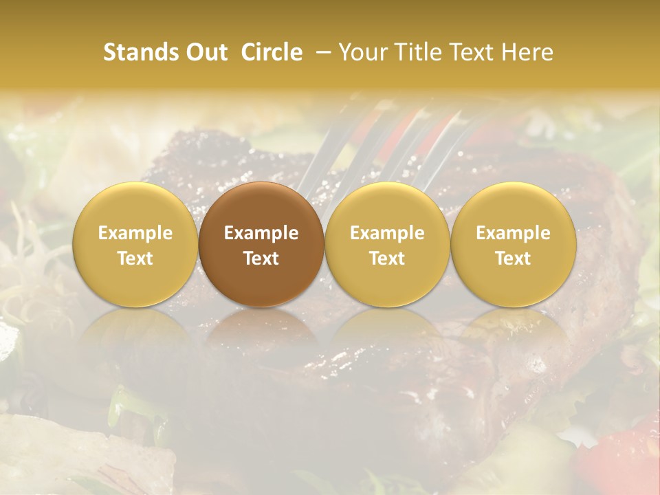 Alad Brown Meat PowerPoint Template
