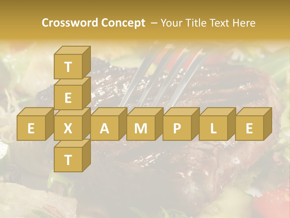 Alad Brown Meat PowerPoint Template