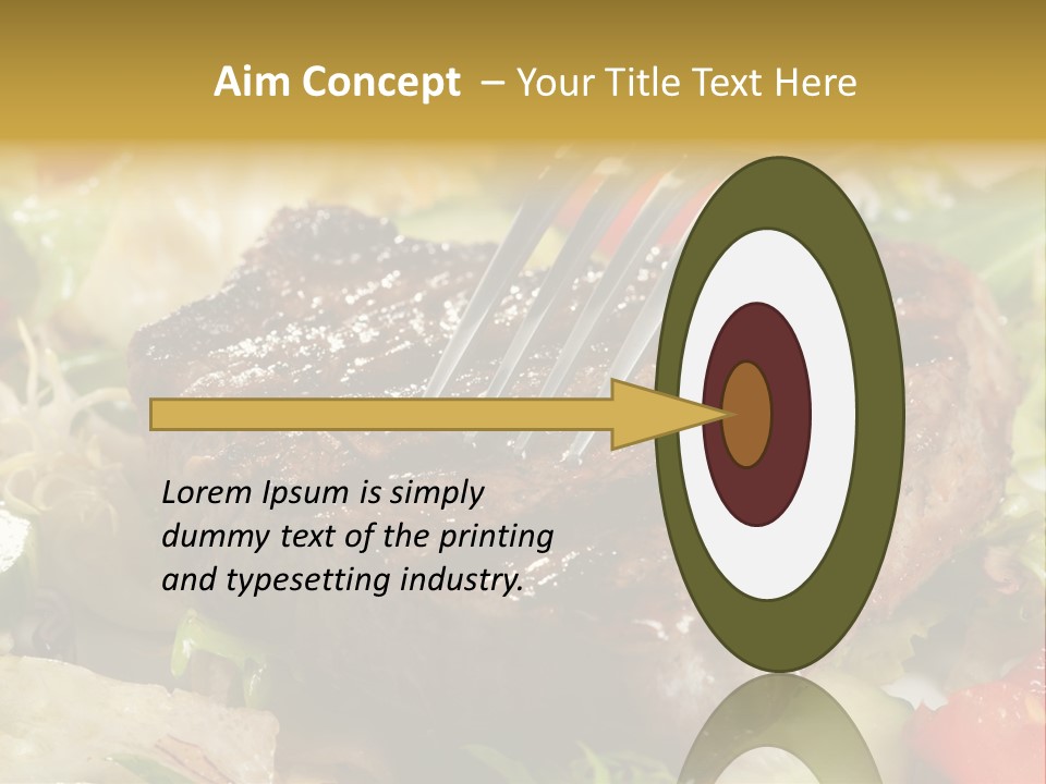 Alad Brown Meat PowerPoint Template