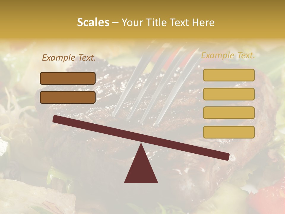 Alad Brown Meat PowerPoint Template