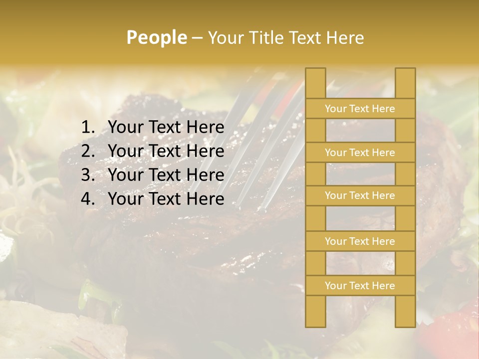 Alad Brown Meat PowerPoint Template