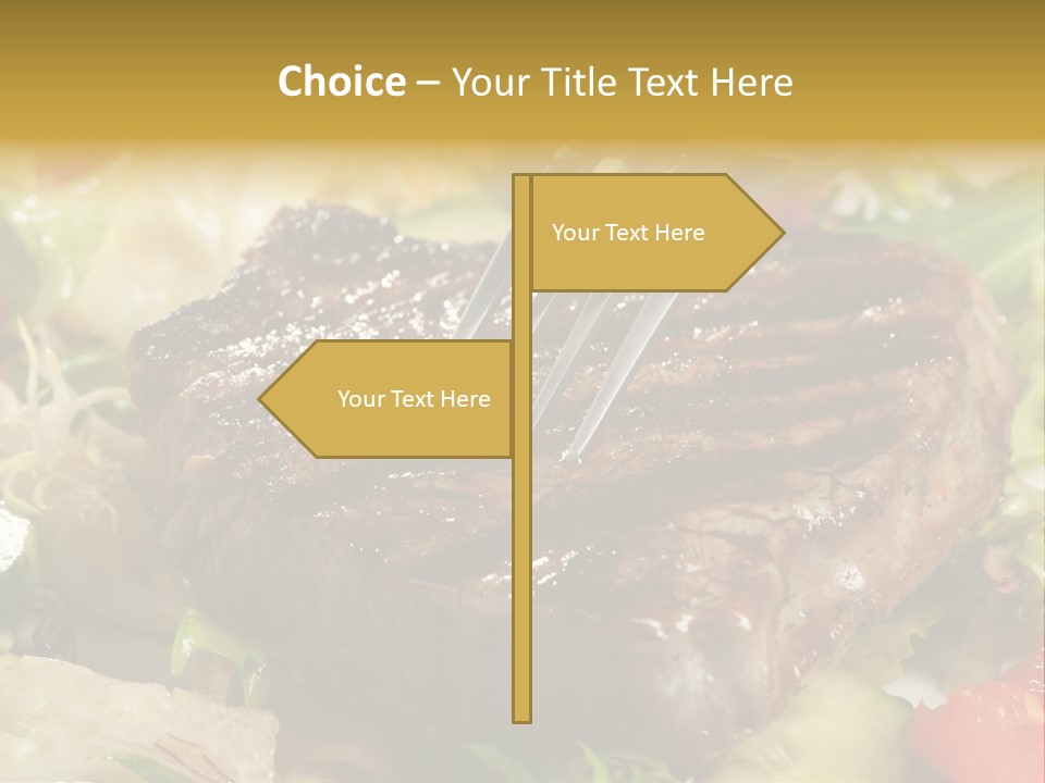 Alad Brown Meat PowerPoint Template