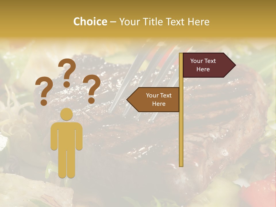 Alad Brown Meat PowerPoint Template