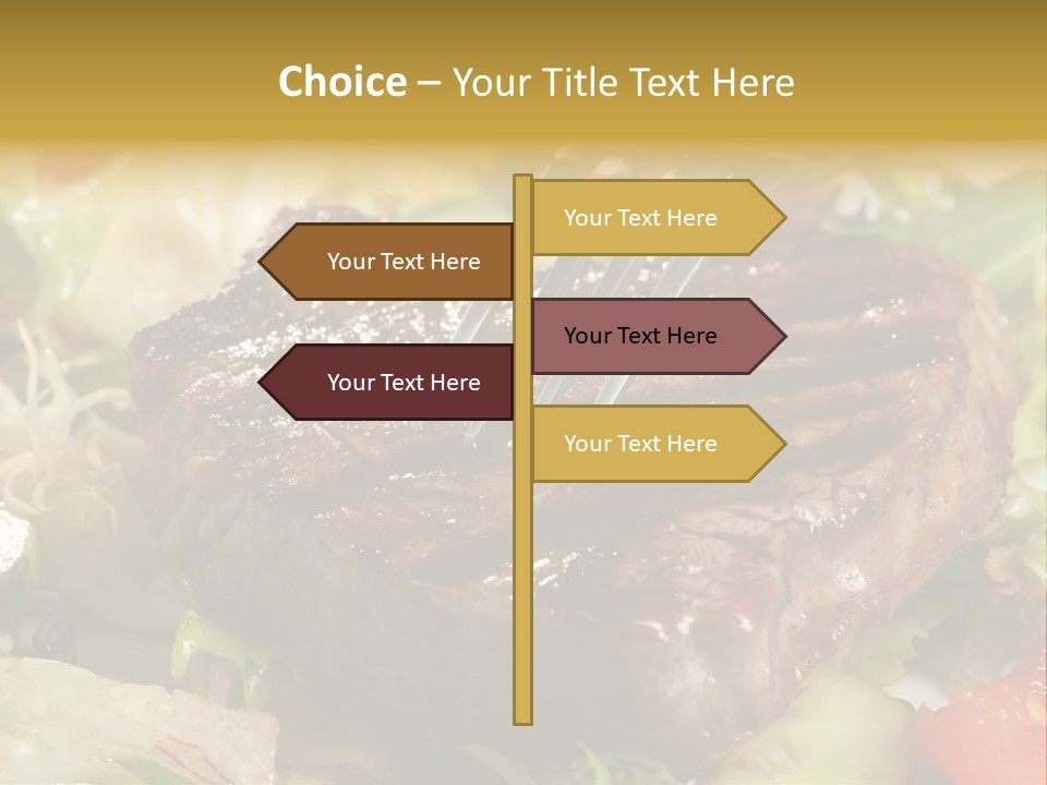 Alad Brown Meat PowerPoint Template