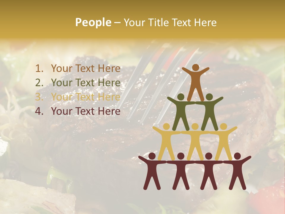 Alad Brown Meat PowerPoint Template