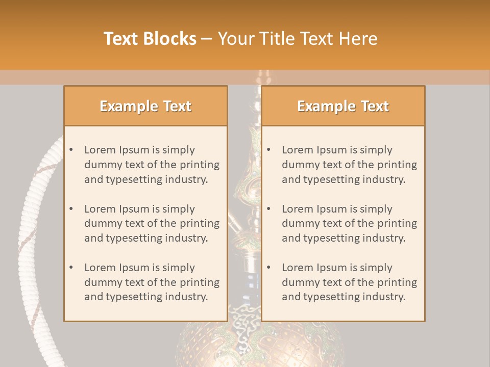 Syrian Traditional Asian PowerPoint Template