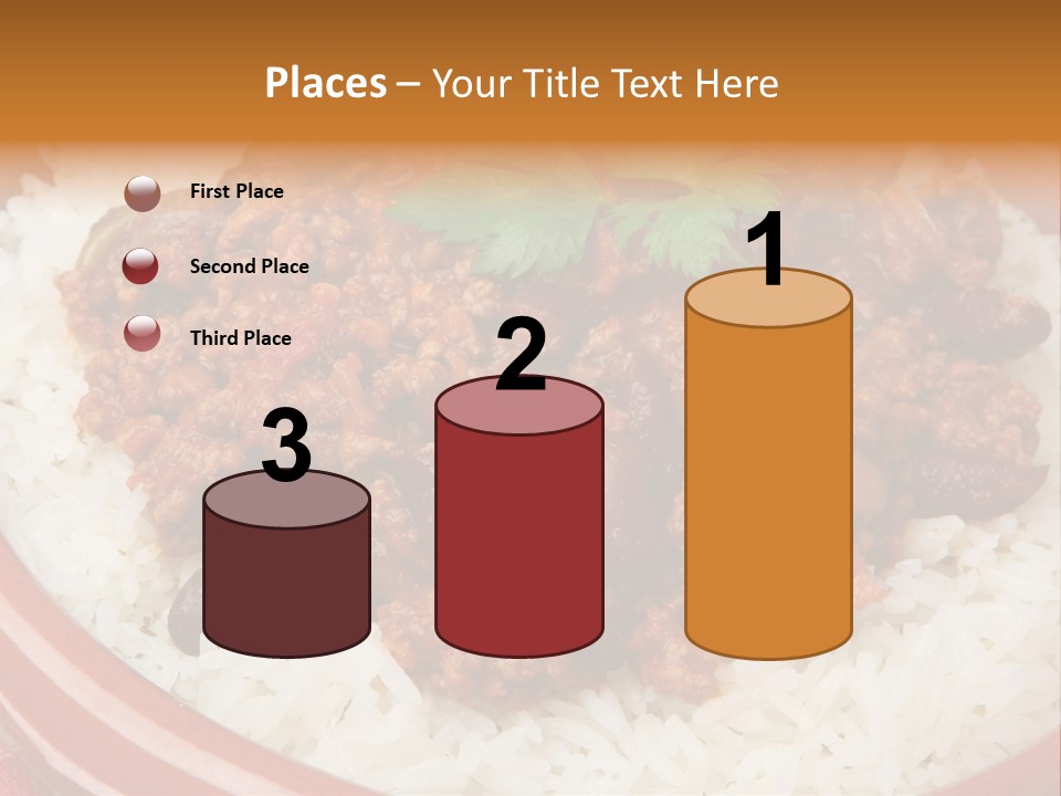Bowl Mexican Rice PowerPoint Template
