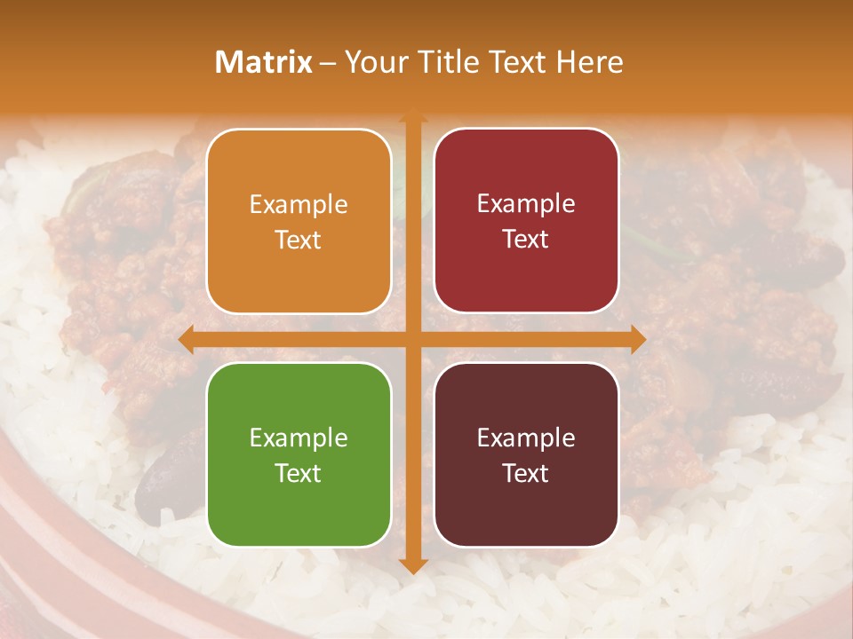 Bowl Mexican Rice PowerPoint Template