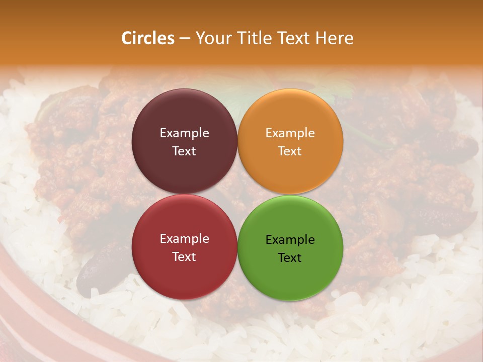 Bowl Mexican Rice PowerPoint Template