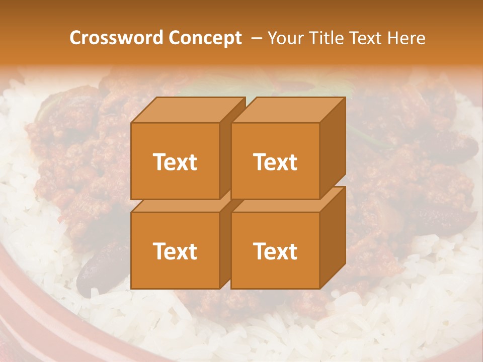 Bowl Mexican Rice PowerPoint Template