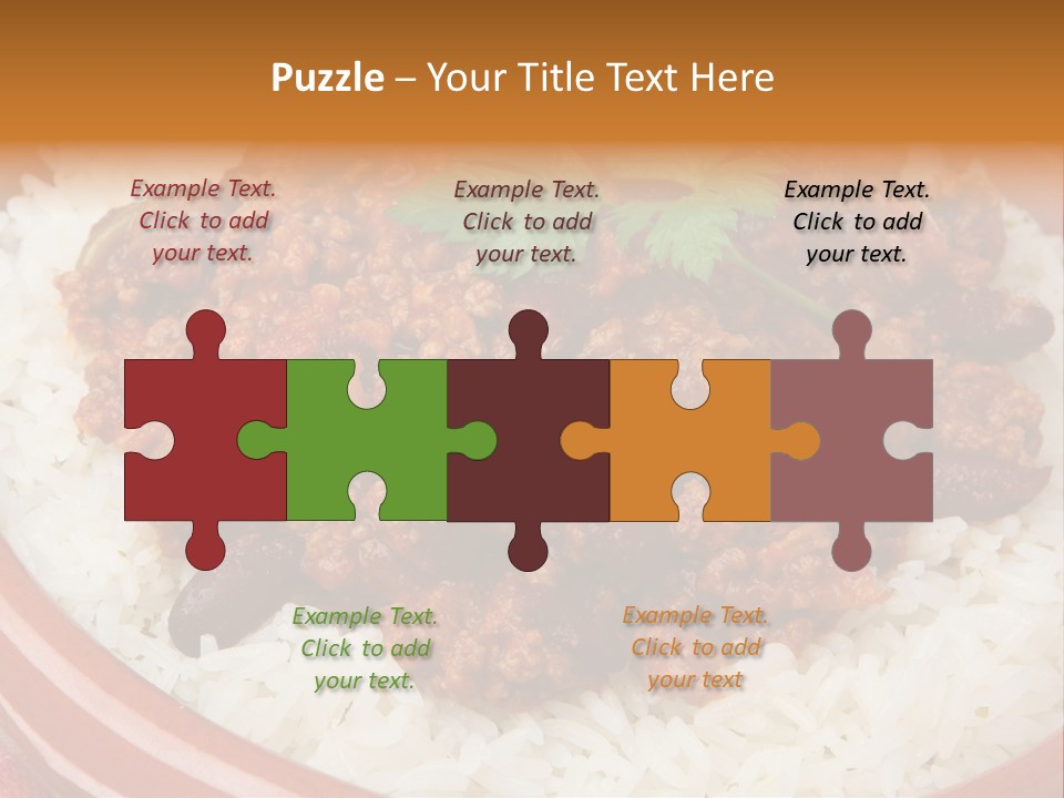 Bowl Mexican Rice PowerPoint Template