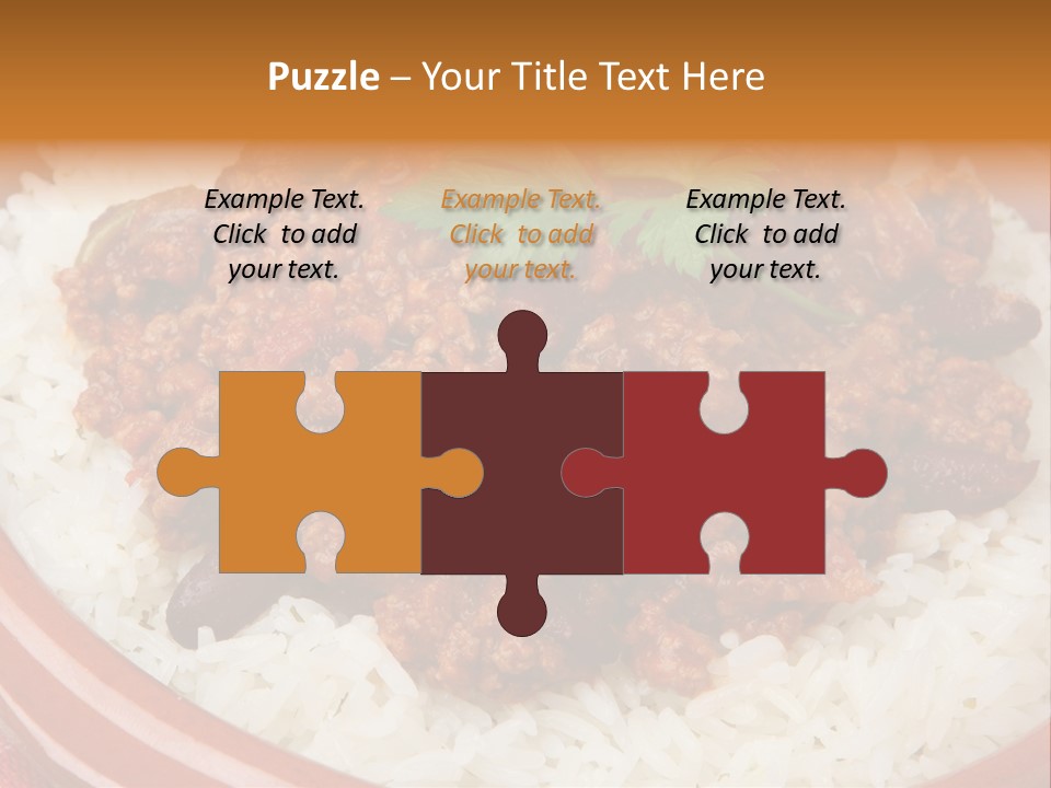 Bowl Mexican Rice PowerPoint Template