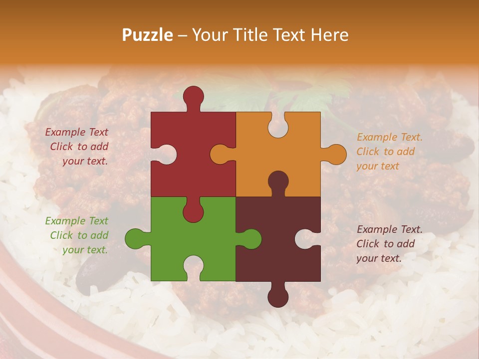 Bowl Mexican Rice PowerPoint Template
