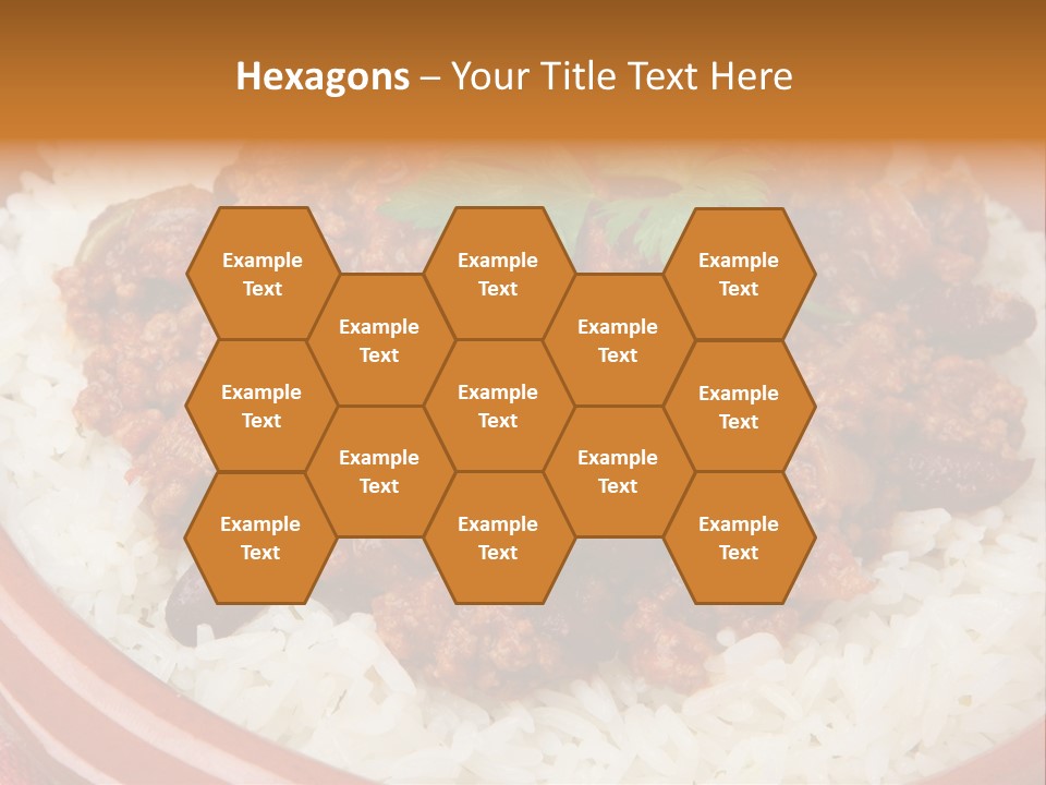 Bowl Mexican Rice PowerPoint Template