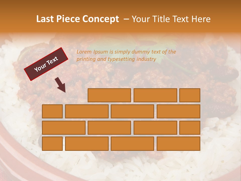 Bowl Mexican Rice PowerPoint Template