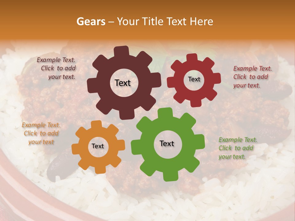 Bowl Mexican Rice PowerPoint Template