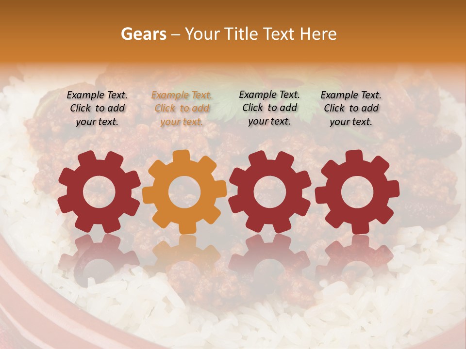 Bowl Mexican Rice PowerPoint Template