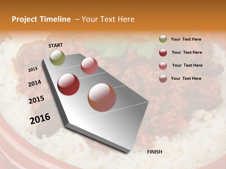 Bowl Mexican Rice PowerPoint Template