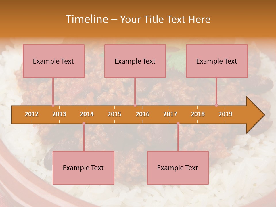 Bowl Mexican Rice PowerPoint Template