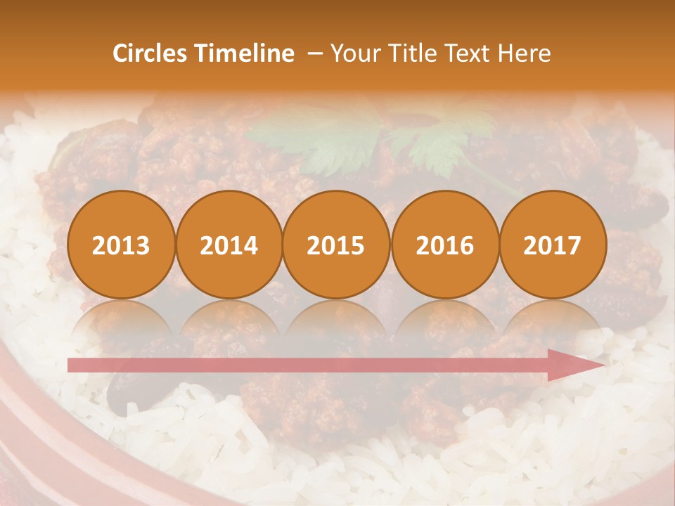 Bowl Mexican Rice PowerPoint Template