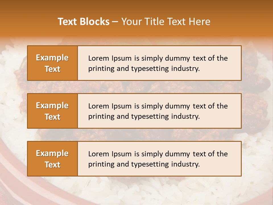 Bowl Mexican Rice PowerPoint Template