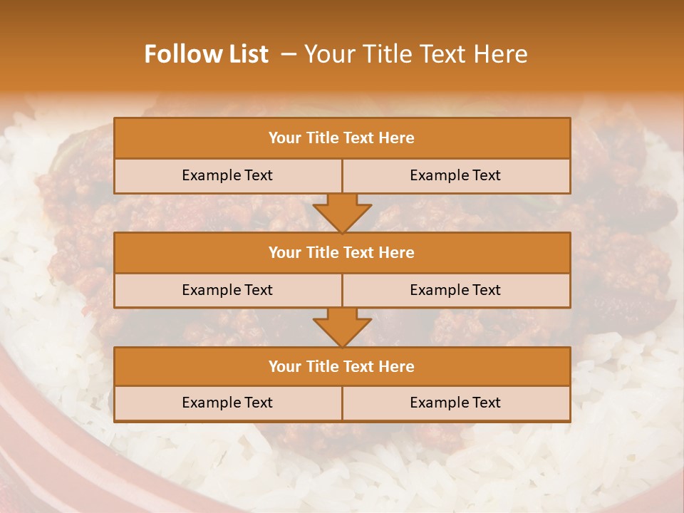 Bowl Mexican Rice PowerPoint Template