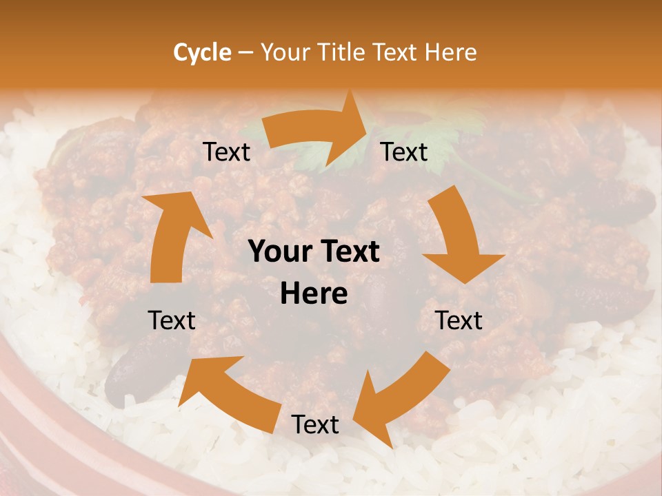 Bowl Mexican Rice PowerPoint Template