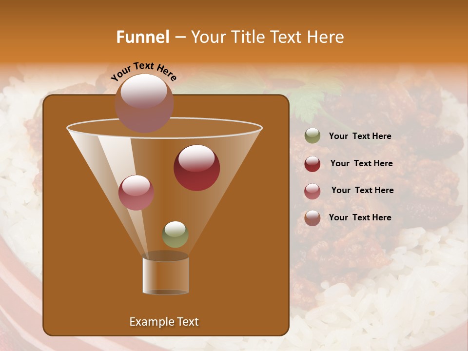 Bowl Mexican Rice PowerPoint Template