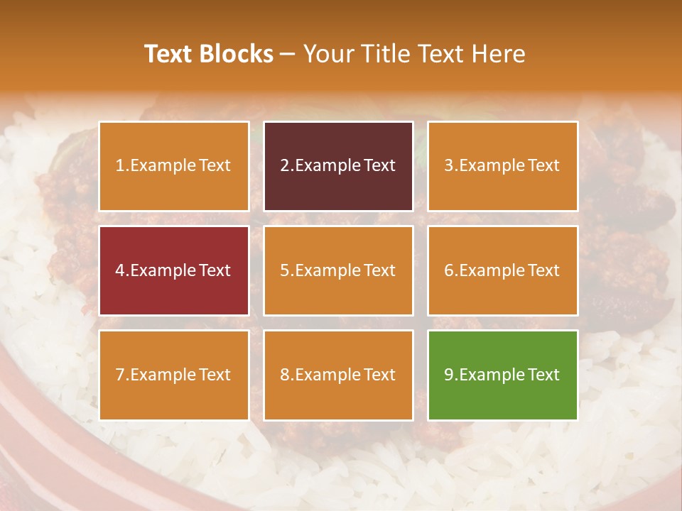 Bowl Mexican Rice PowerPoint Template