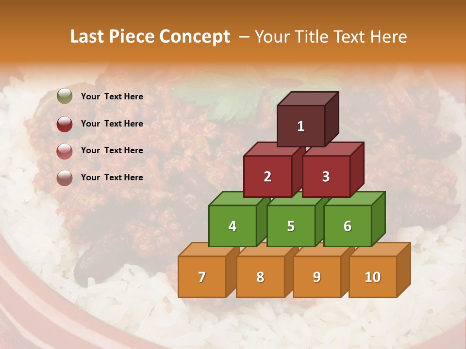 Bowl Mexican Rice PowerPoint Template
